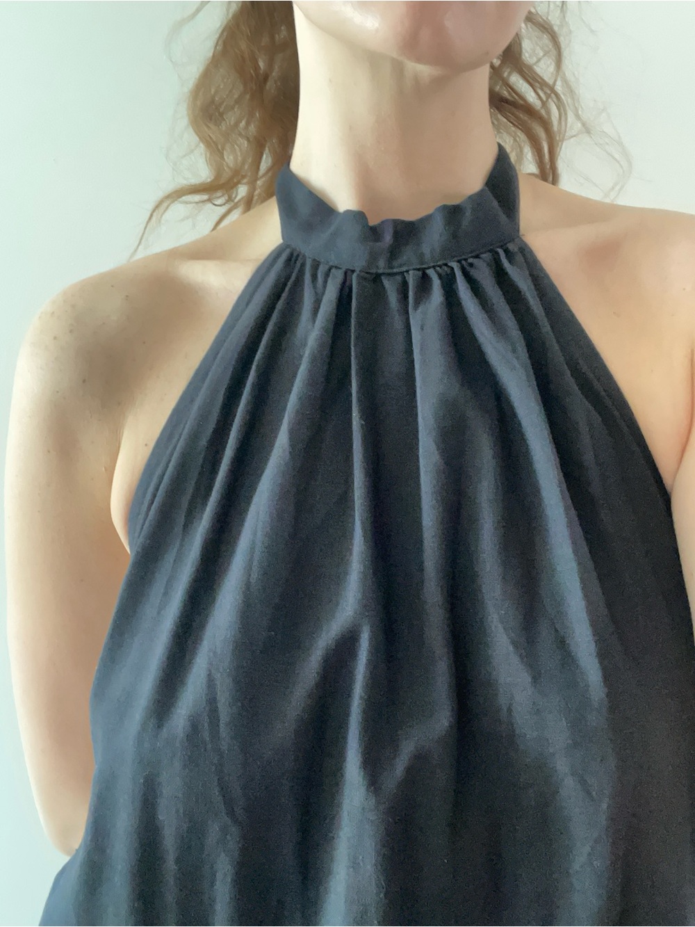 Native Black Halter-Neck Women's Dress M